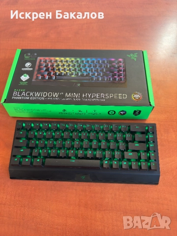 Гейминг клавиатура Razer Blackwidow V3 Mini, Hyperspeed, безжична