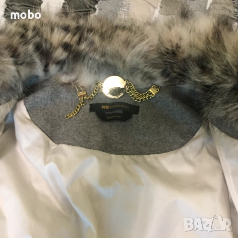 Дамско италианско яке с кожа от заек, размер М,марка Roberta Вlagi , снимка 5 - Якета - 51834076