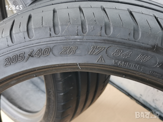 205/40R17 michelin -№809, снимка 4 - Гуми и джанти - 45055641