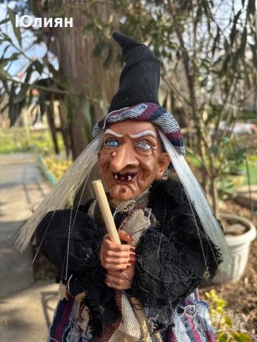 Настолна Баба Яга, снимка 10 - Декорация за дома - 54021085