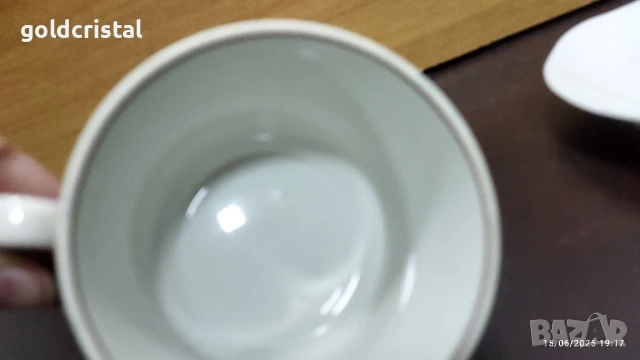 стар български порцелан Изида чаена чаша трите грации , снимка 9 - Антикварни и старинни предмети - 20483445