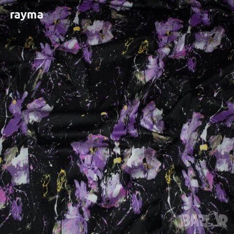 -40% Плат италиански памучен еластичен поплин принт цветя, снимка 4 - Рокли - 50896519