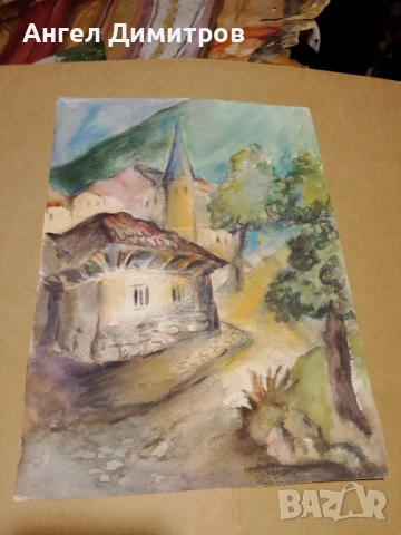 Картина смесена техника 