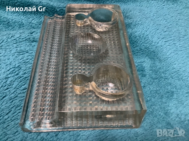 Мастилница стъкло отличен състояние , снимка 2 - Други - 53012542