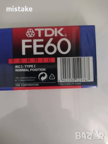 АУДИО КАСЕТА TDK FE60, снимка 2 - Аудио касети - 49100610