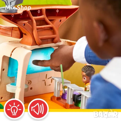 Чисто Нов Star Wars Tenoo Jedi Temple 50,8 см висок комплект за игра с екшън фигурки, снимка 7 - Други - 50429585