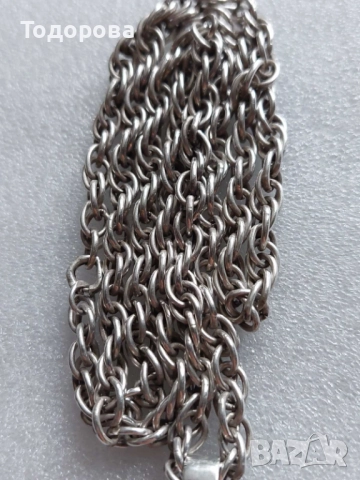 Сребърен кръст със сребърен ланец, ръчна авторска работа-сребро 925/4 евро за грам/, снимка 10 - Колиета, медальони, синджири - 52497805