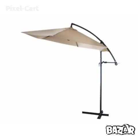 Градински чадър тип камбана, снимка 2 - Градински мебели, декорация  - 46459639