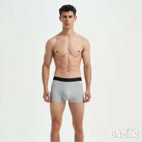 Антибактериални Боксерки Антимикробно Мъжко Бельо Дишащо Анти-миризма 100% Сребърни Нишки Бързосъхне, снимка 3 - Бельо - 51536433