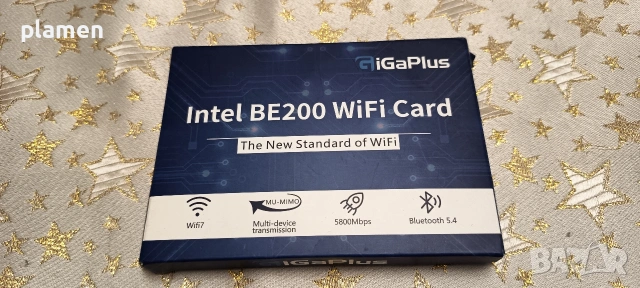 GiGaPlus Intel BE200 WiFi Card / Wi-Fi 7