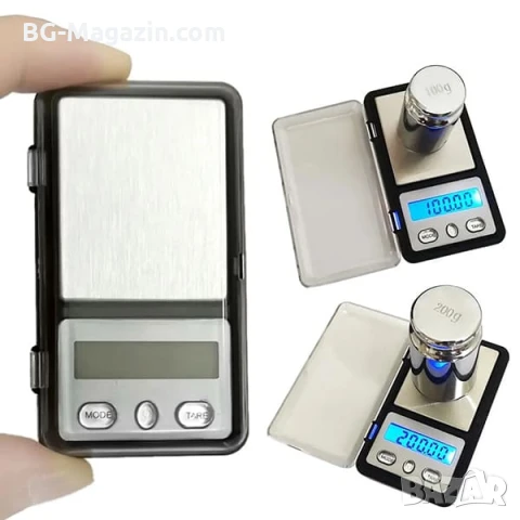 Точна малка джобна електронна везна кантар мини 0.01 до 200г за храна бижута злато камъни бижутерска, снимка 6 - Везни - 50929610