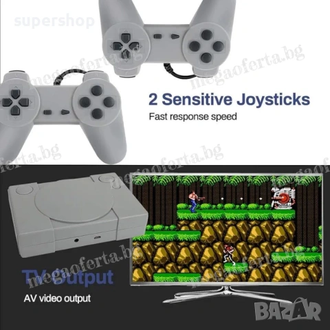 TV Game Super 8 BIT - телевизионна конзола, тв игра , снимка 5 - Други игри и конзоли - 53937049