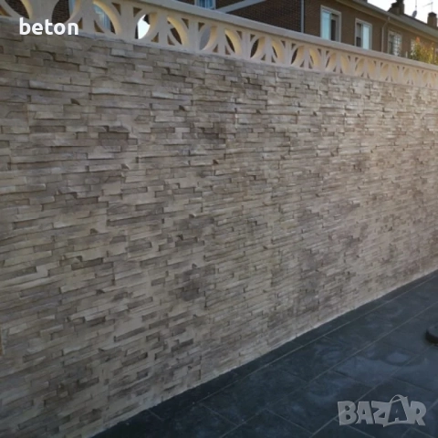 Облицовка на цокъл, огради и стени - Щамповани облицовки ВЕРТИКАЛНИ ЩАМПОВАНИ ОБЛИЦОВКИ, снимка 12 - Други ремонти - 36666909