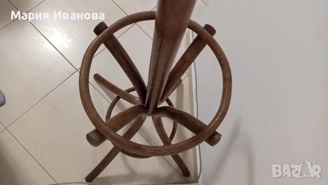 Стойка за закачане на дрехи - "виенски стил" дървена закачалка, снимка 9 - Закачалки - 53597256