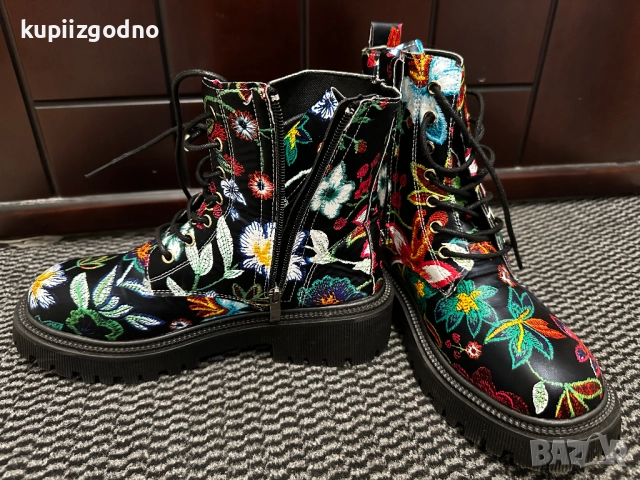 КАТО НОВИ Дамски боти 38 размер, снимка 2 - Дамски боти - 52363095