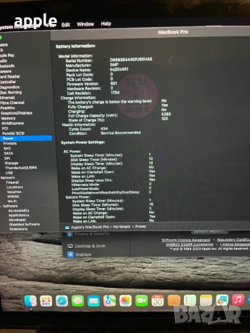 15" 8-core MacBook Pro А1990 Touch/Mid-2019/-i9/16GB RAM/512GB SSD, снимка 9 - Лаптопи за работа - 54164402