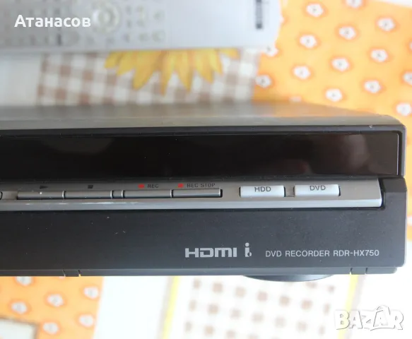 DVD RECORDER SONY RDR HX750 с HARD DISK, снимка 9 - Плейъри, домашно кино, прожектори - 50184855