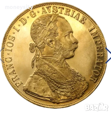 Златна монета Австрия Франц Йосиф 4 дуката