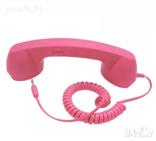 Coco Retro Phone Handset - ретро слушалка с микрофон - ИЗГОДНО !!!, снимка 2 - Слушалки, hands-free - 53087909