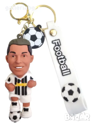 Футболна фигурка ключодържател на Cristiano Ronaldo - CR7 / Juventus 