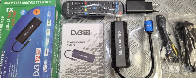 DVB-T2 HEVC H.265 ТВ тунер HDMI USB, снимка 3 - Приемници и антени - 52668153