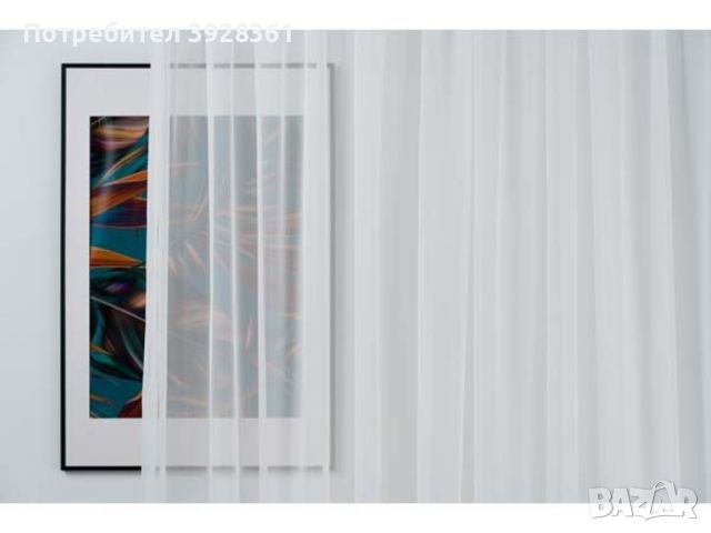 Прозрачно нежно перде воал с перделик (001) - 3 цвята; размери