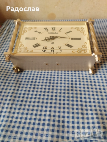 СССР електромеханичен будилник Слава, снимка 9 - Други - 52305089