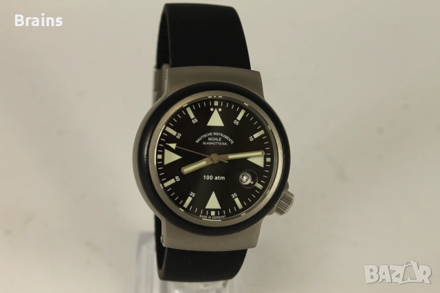 Водолазен Nautische Instrumente Mühle Glashütte/Sa Automatic 1000m, снимка 2 - Мъжки - 53802926