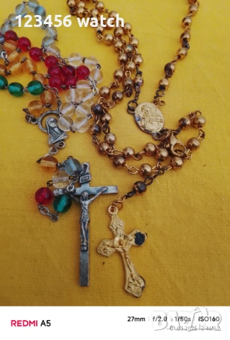 Стари броеници сес естествън камък, снимка 2 - Антикварни и старинни предмети - 53664624