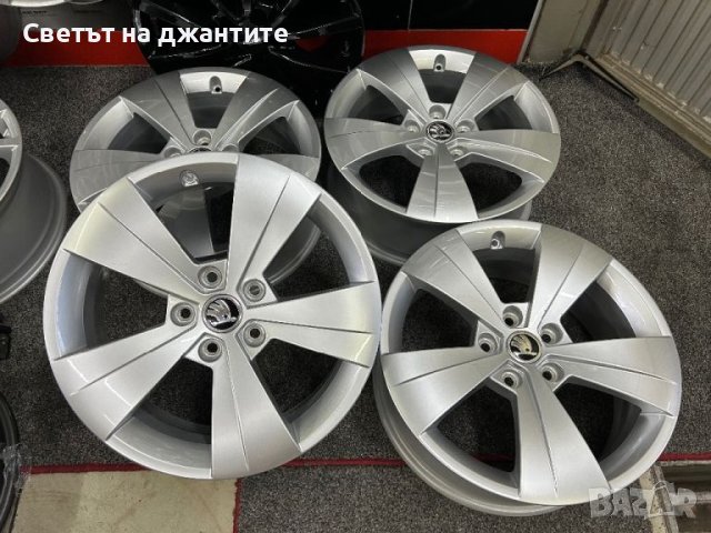 Джанти 17 Цола 5х112 Шкода Skoda Superb Octavia Karoq Original , снимка 2 - Гуми и джанти - 46798458