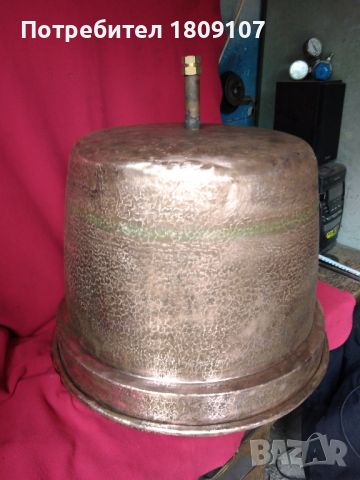 масивен Меден капак за казан 60х45 см, снимка 6 - Антикварни и старинни предмети - 45764693