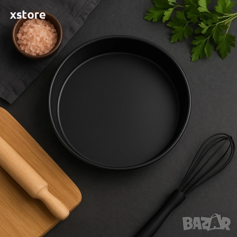 Тавичка Rosberg Premium, 8", въгл. стомана, незал, покр., снимка 2 - Съдове за готвене - 52794300