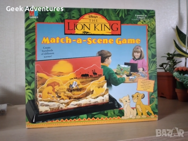 Настолна Игра Цар Лъв от 90те Lion King - Match - a - Scene Game (1994)