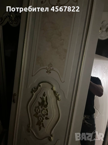 Луксозен петкрилен гардероб в стил Барок/Rococo. , снимка 4 - Гардероби - 51634587