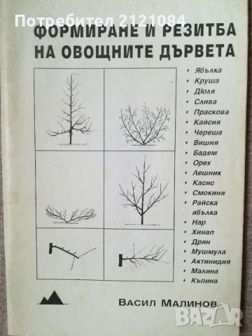 Формиране и резитба на овощните дървета / В.Малинов , снимка 1 - Специализирана литература - 45809146
