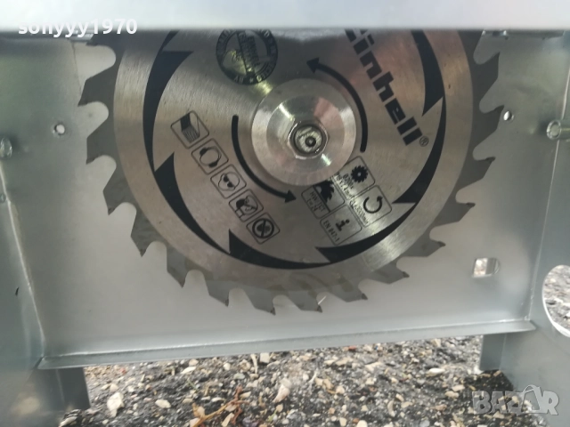 EINHELL TC-TS820 НАСТОЛЕН ЦИРКУЛЯР ОТ ФРАНЦИЯ 0410251711, снимка 10 - Други инструменти - 51944525