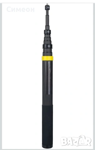 HSU Невидим 3м карбонов селфи стик за Insta360 X5/X4/X3, GoPro и други екшън камери

, снимка 3 - Селфи стикове, аксесоари - 53713337