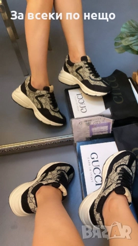 Gucci Комплект Дамски Маратонки и Дамска Чанта - Налични Различни Цветове И Модели Код SK405, снимка 2 - Маратонки - 52870896