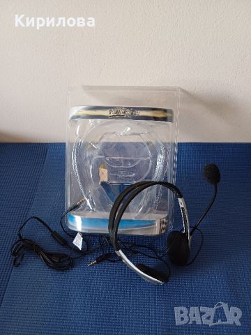 слушалки с микрофон, цена 10лв , снимка 1 - Слушалки и портативни колонки - 46057928