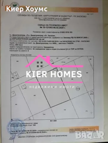 Продавам място в Габера Димитровград