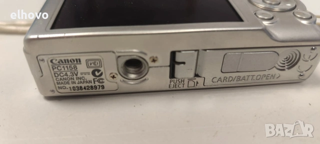 Фотоапарат Canon ixus 55, снимка 6 - Фотоапарати - 45744260
