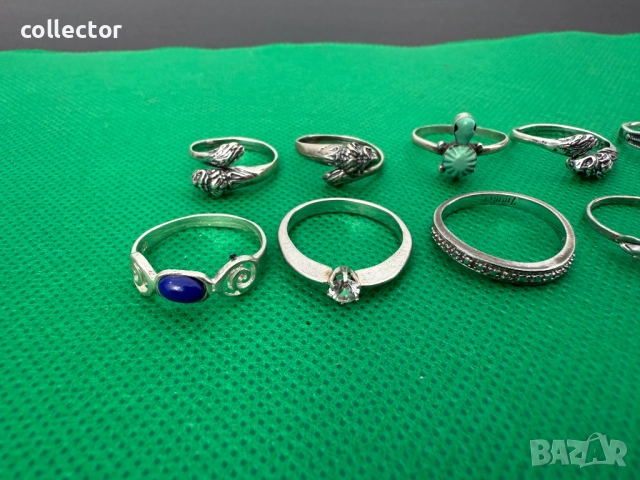 Сребърни пръстени от 20 до 25лв. №7442, снимка 2 - Антикварни и старинни предмети - 51943002