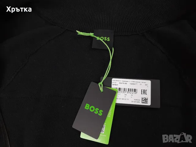 Hugo Boss - Оригинална мъжка жилетка с цип размер L, снимка 6 - Пуловери - 47438882