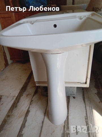 Мивка за баня с конзола, снимка 2 - Мивки - 54165129