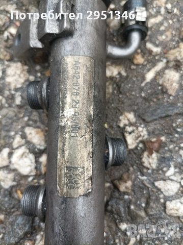 6420702995 Горивна рейка рейка Mercedes ML W164, снимка 2 - Части - 53889459