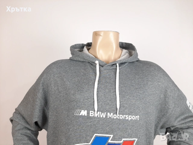 Puma BMW M Motorsport Street Hoodie - Оригинален мъжки суитшърт р-р L, снимка 5 - Суичъри - 53999865
