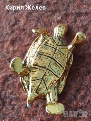 Бронзова фигурка на костенурка 🐢 54387, снимка 5 - Колекции - 54173156