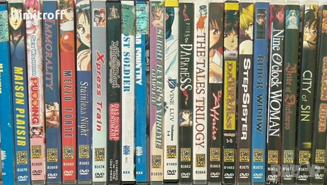 Колекция от 22 DVD диска – аниме/манга (18+), снимка 5 - Други жанрове - 53032613
