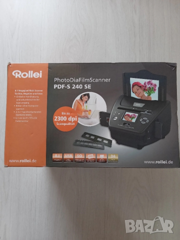 Продавам мулти скенер Rollei PhotoDiaFilmScanner PDF-S 240 SE, снимка 3 - Принтери, копири, скенери - 52197943