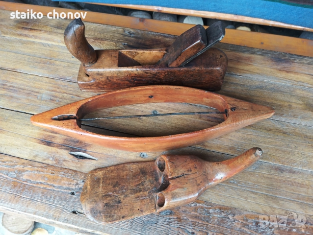 Лот дървени битови пособия, снимка 2 - Антикварни и старинни предмети - 52193287